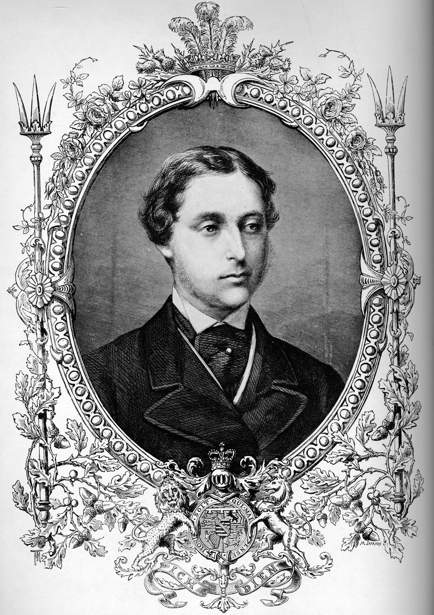 Der Prinz von Wales zur Zeit seiner Hochzeit, ca. 1863 von Unbekannt