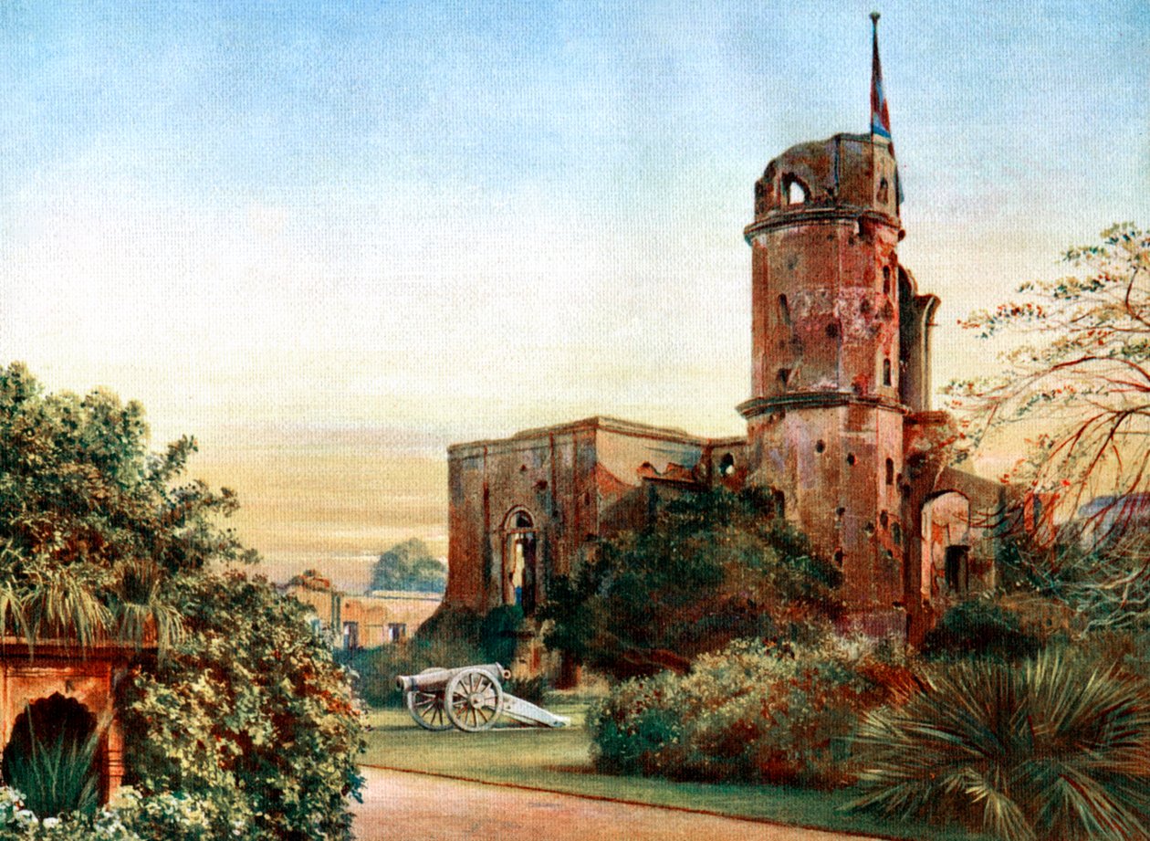 Die Residenz, Lucknow, Indien, frühes 20. Jahrhundert von Unbekannt