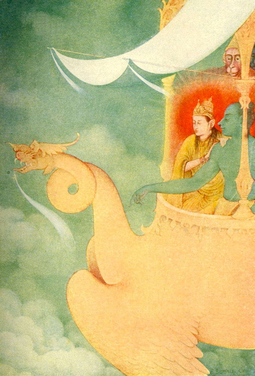 Die Rückkehr von Rama, 1920 von Unbekannt