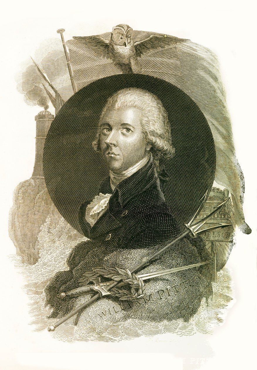 Der ehrenwerte William Pitt, 1759-1806, 1816 von Unbekannt