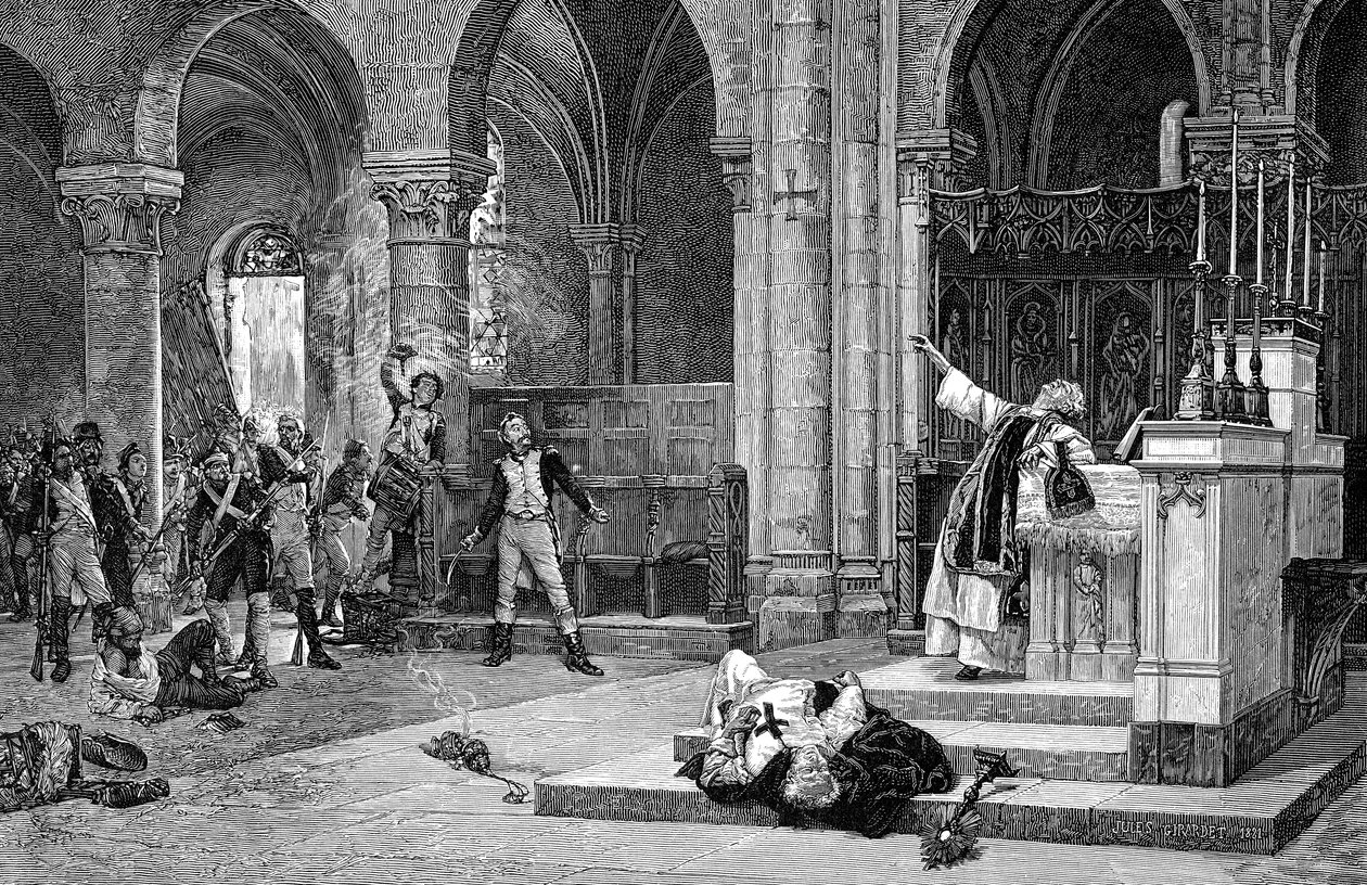 Die Belagerung von Saragossa, 1881 von Unbekannt