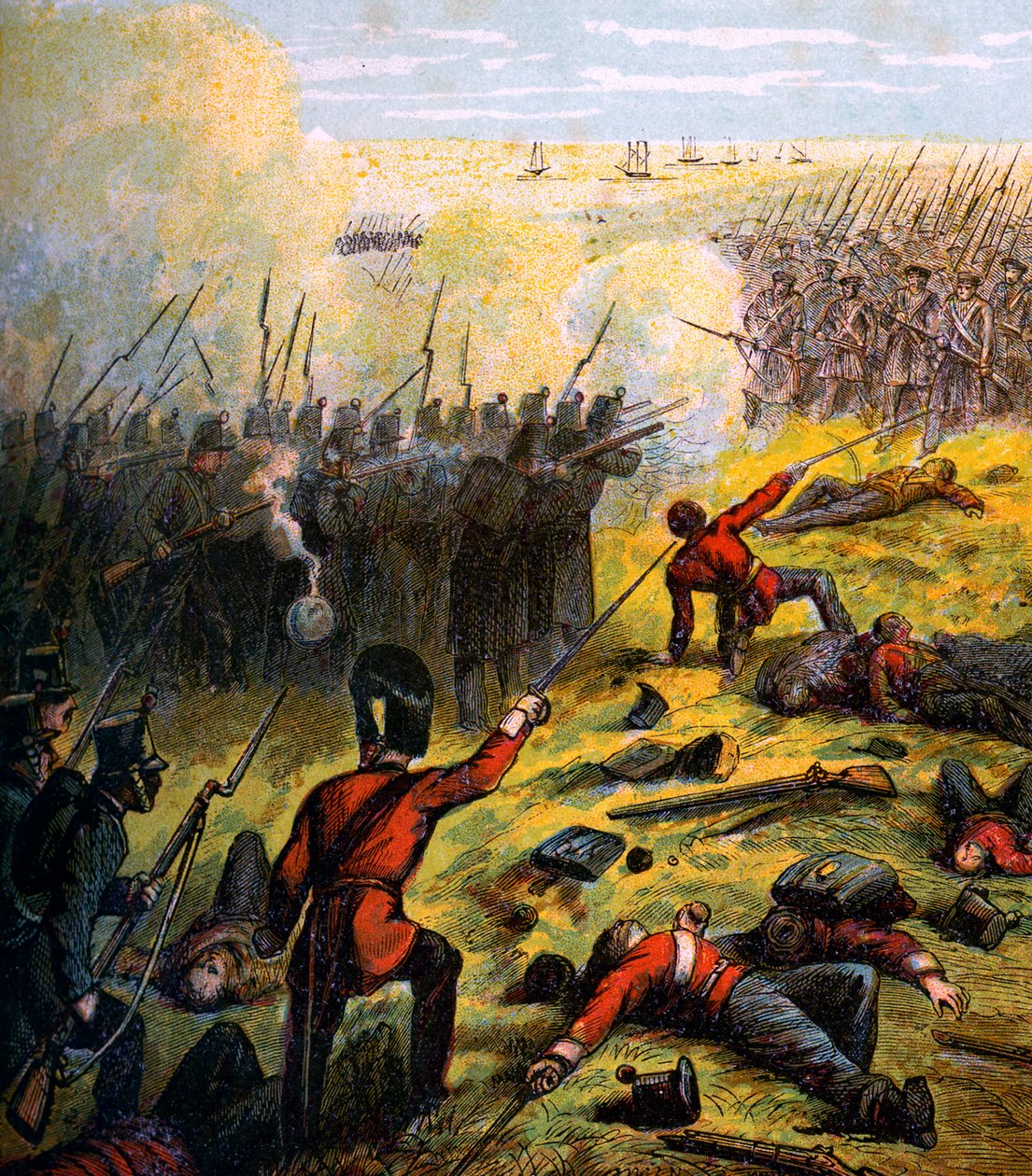 Die Belagerung von Sebastopol, 1854-1855, ca. 1850er Jahre von Unbekannt