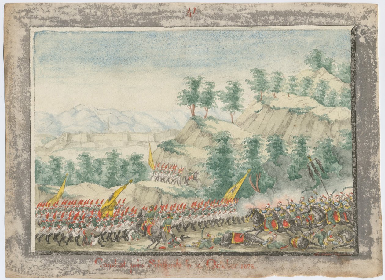 Die Belagerung der Festung Schumen im Jahr 1828, 1829 von Unbekannt