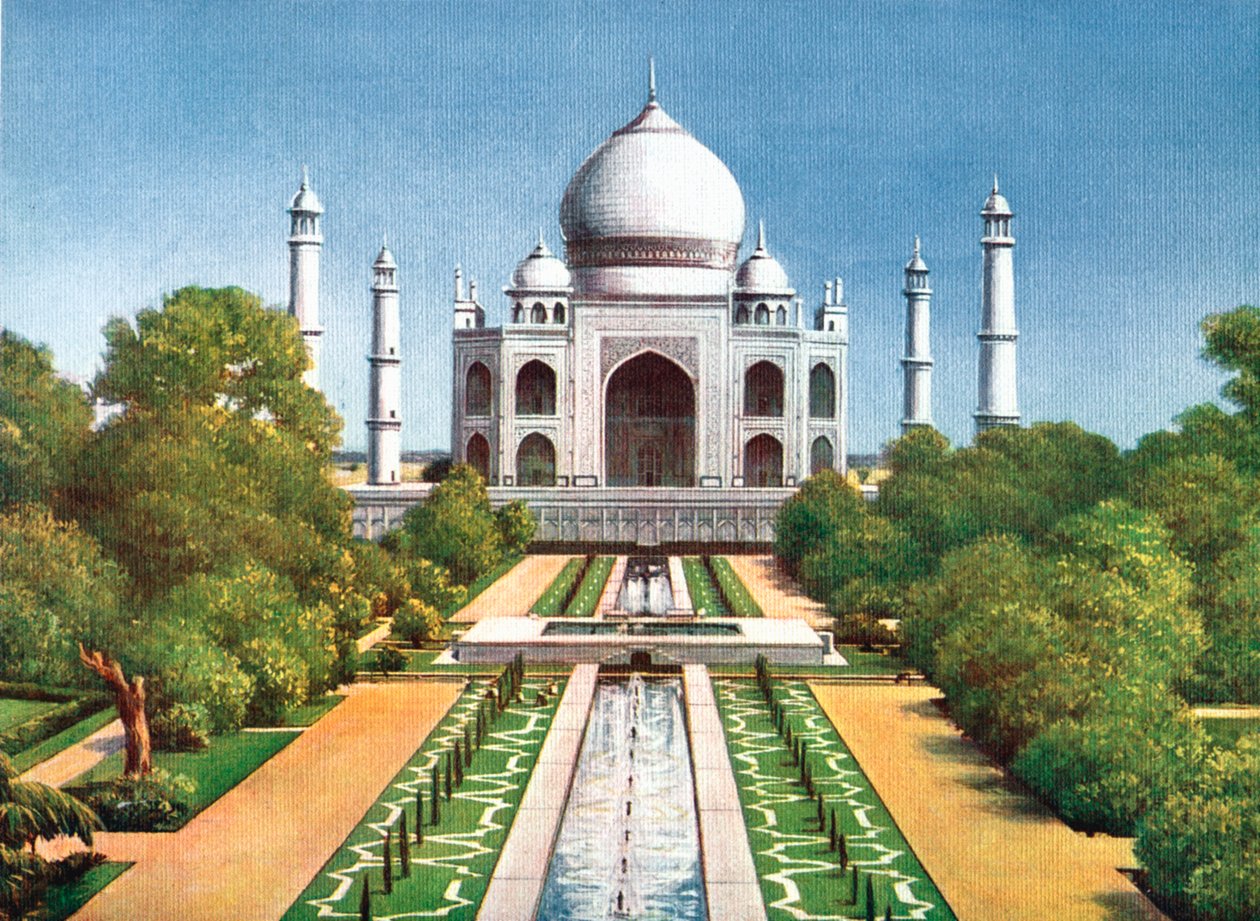 Das Taj Mahal, Agra, Indien, frühes 20. Jahrhundert von Unbekannt