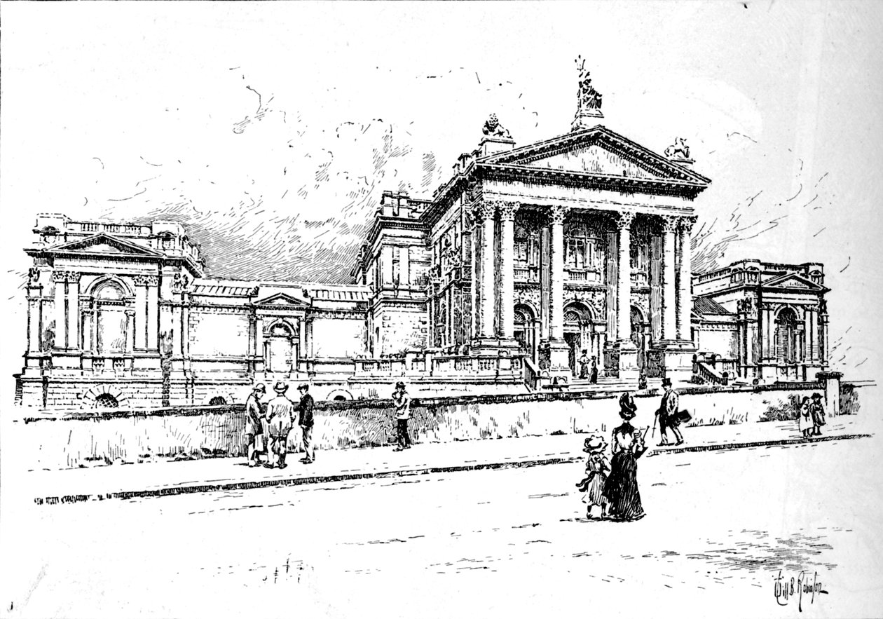 Die Tate Gallery National Gallery of British Art von Unbekannt