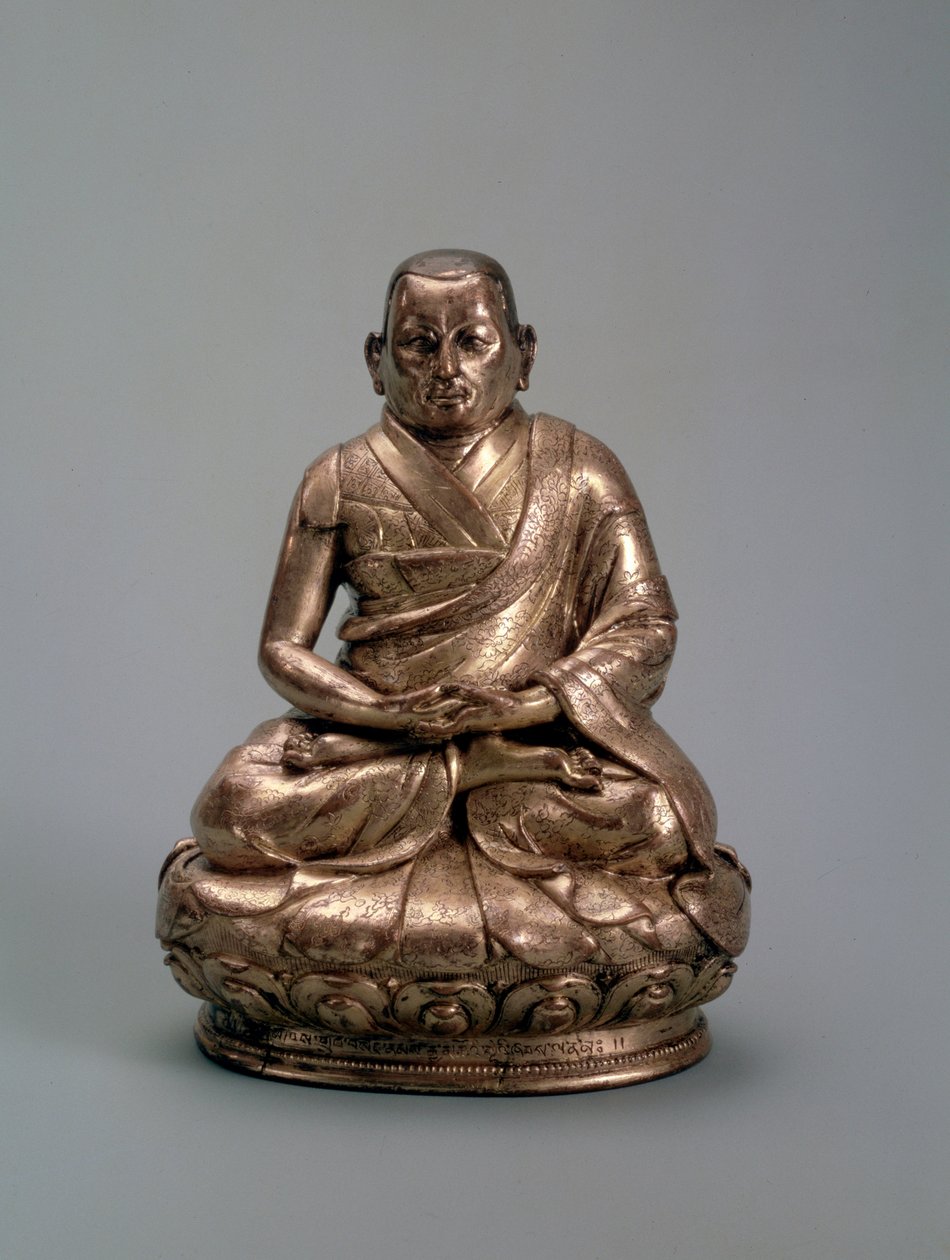Der dritte Dalai Lama Sonam Gyatso 1543-1588, 16.-17. Jahrhundert von Unbekannt