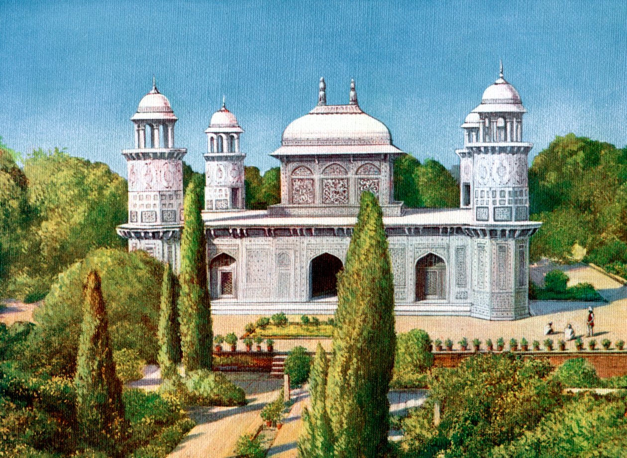 Das Grab von Itmad-ud-Dowlah, Agra, Indien, frühes 20. Jahrhundert von Unbekannt