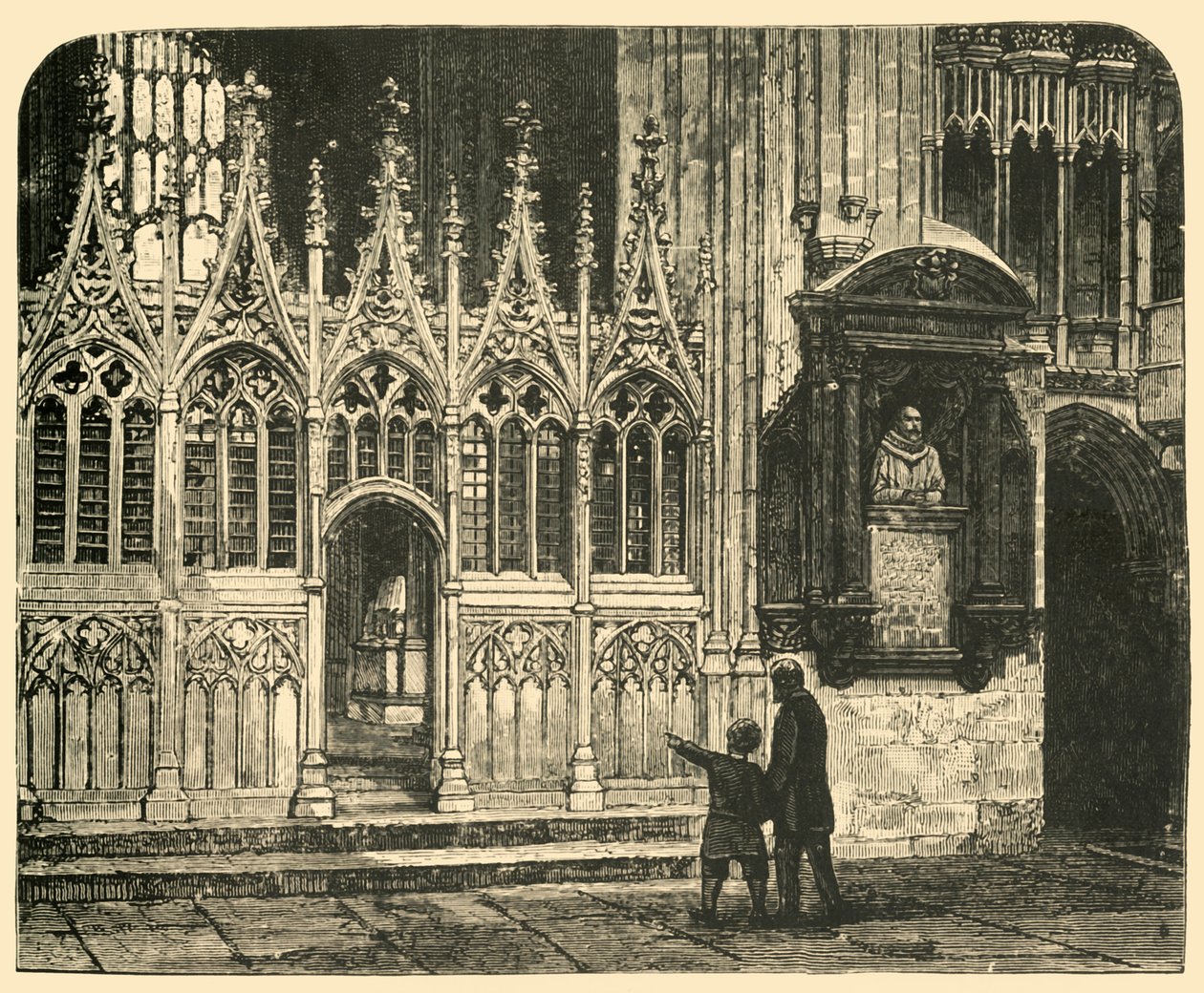 Das Querschiff des Martyriums, 1898 von Unbekannt
