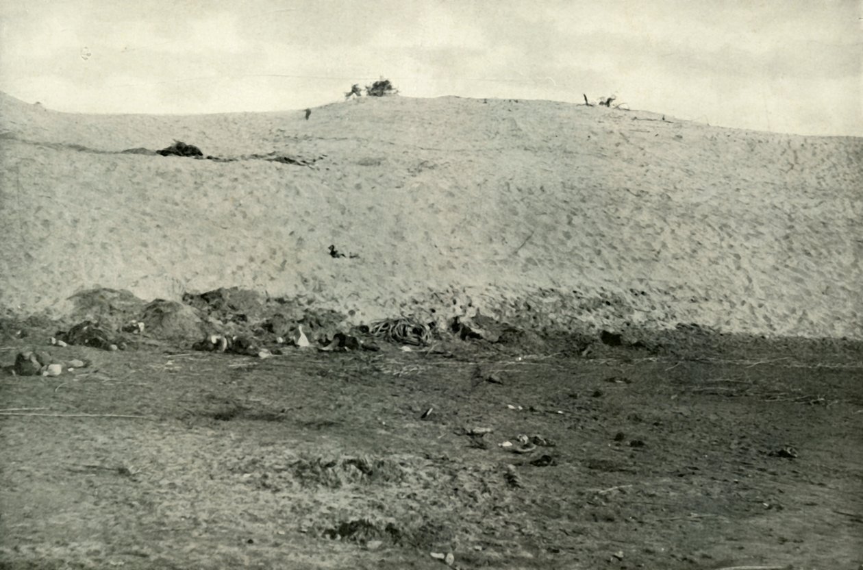 Die türkische Niederlage am Suezkanal, um 1915 von Unbekannt
