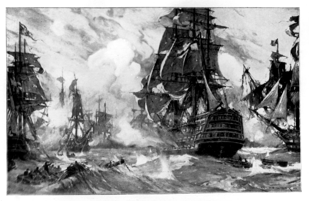 Der Sieg in der Schlacht von Trafalgar von Unbekannt