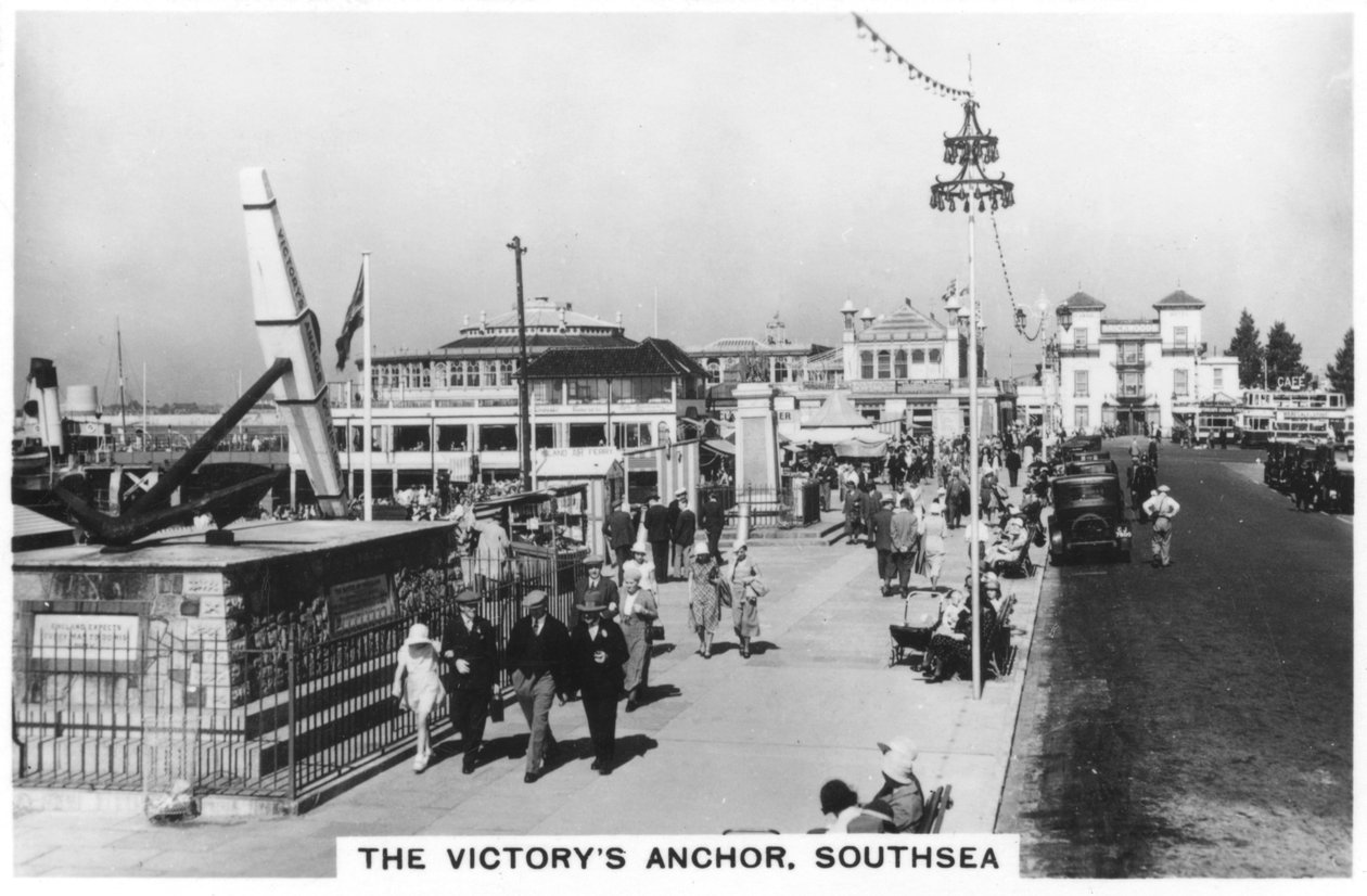 Der Anker der Victory, Southsea von Unbekannt