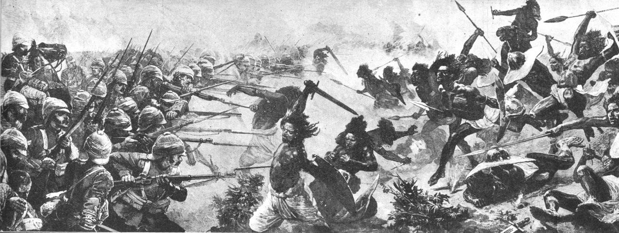Der Krieg im Sudan: Schlacht von El Teb, 29. Februar 1884 von Unbekannt