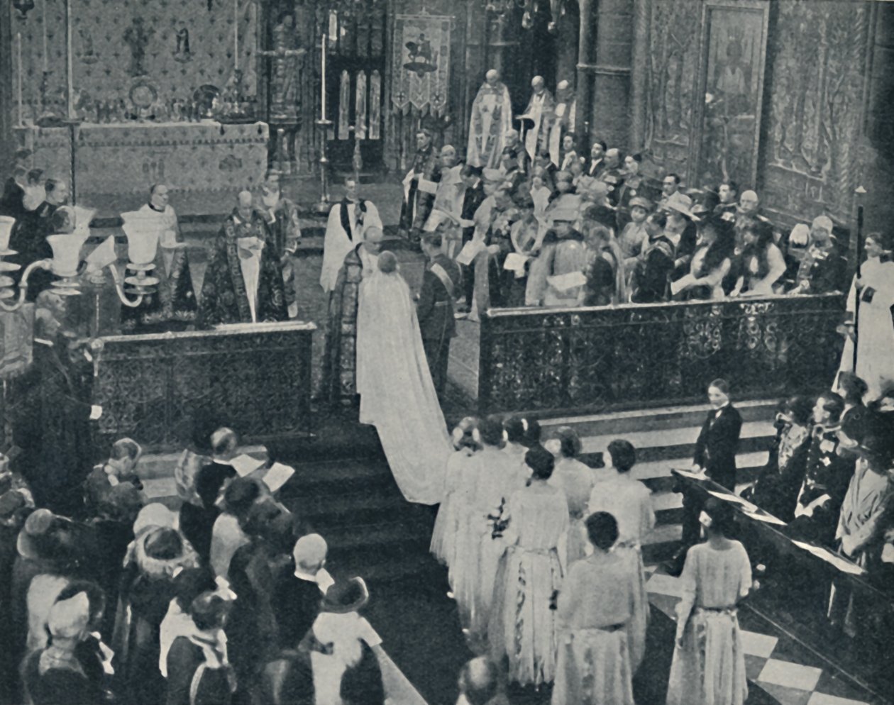Die Hochzeit unseres Königs und unserer Königin, 1923 von Unbekannt