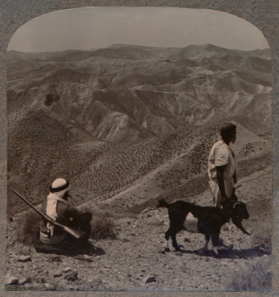 Die Wildnis von Judäa und der Ort des Sündenbocks, ca. 1900 von Unbekannt