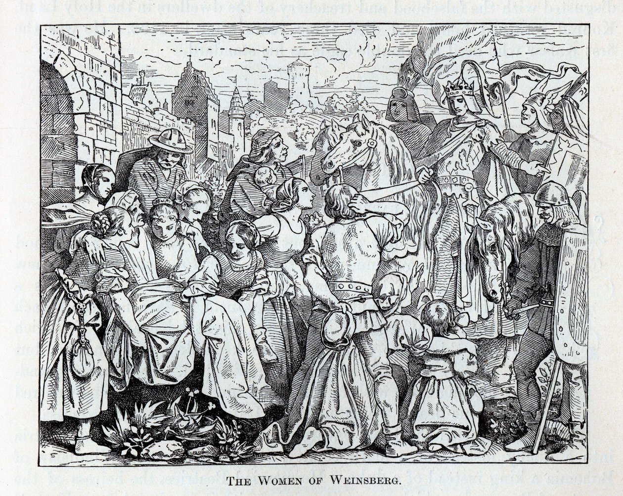 Die Frauen von Weinsberg, 1882 von Unbekannt