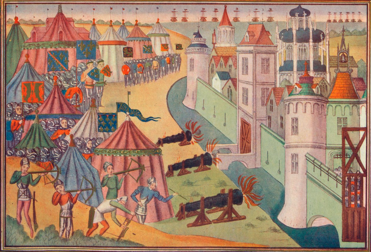 Der Angriff auf die starke Stadt Afrika, 1390 1905 von Unbekannt