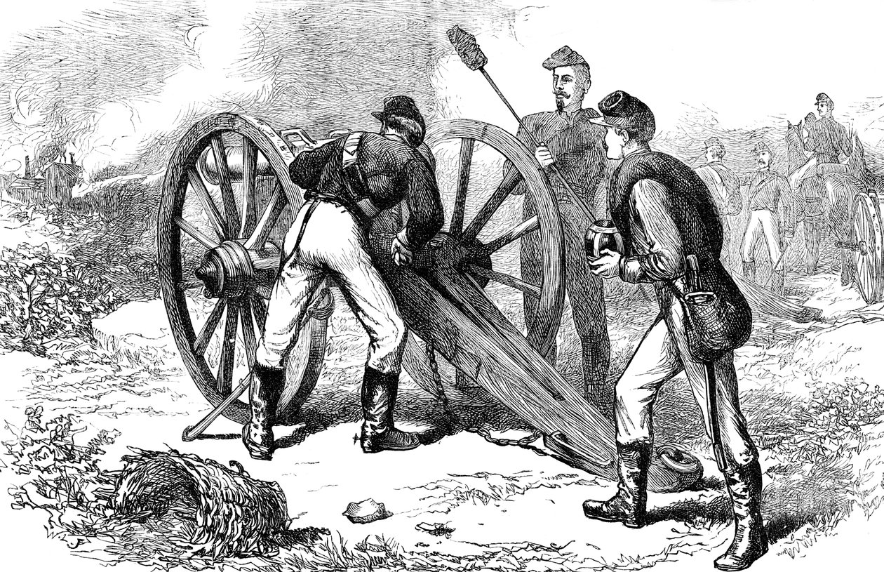 Die Schlacht von Chancellorsville, Virginia, Amerikanischer Bürgerkrieg, 1863 von Unbekannt