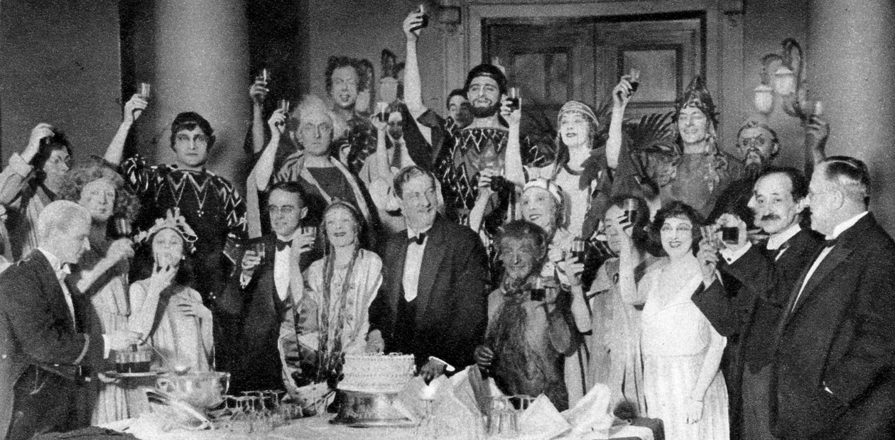 Die Besetzung von Ein Sommernachtstraum, der Grüne Raum, Drury Lane Theatre, London, 1926-1927 von Unbekannt