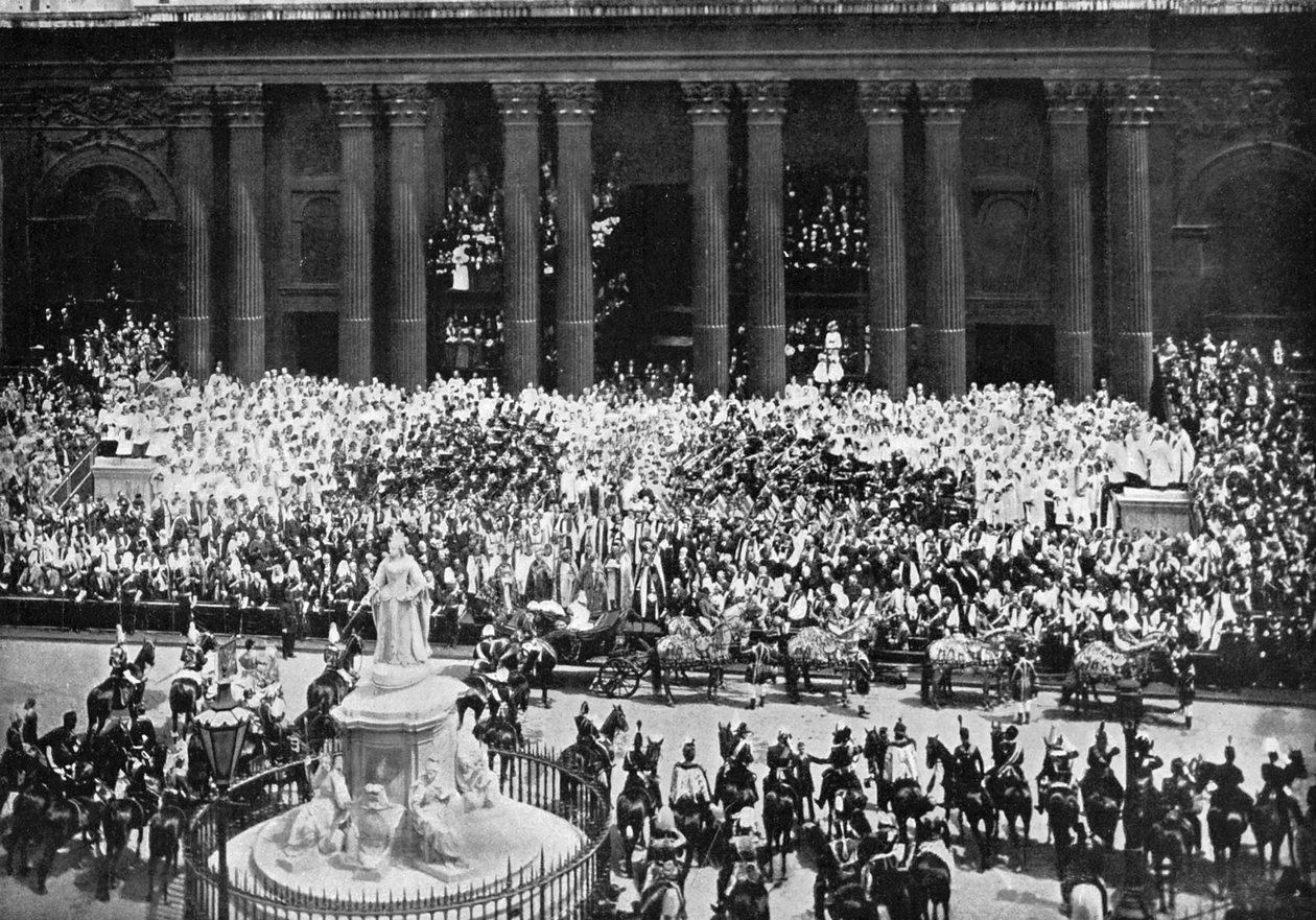 Dankeszeremonie in der St. Pauls Kathedrale, London, 22. Juni 1897 von Unbekannt