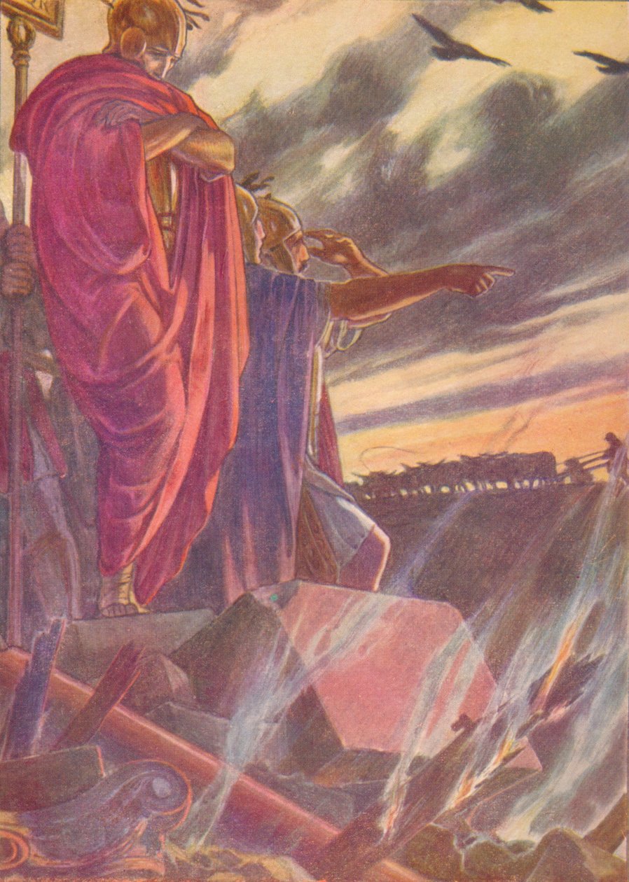 Die Stadt wurde den Flammen übergeben, 1912 von Unbekannt