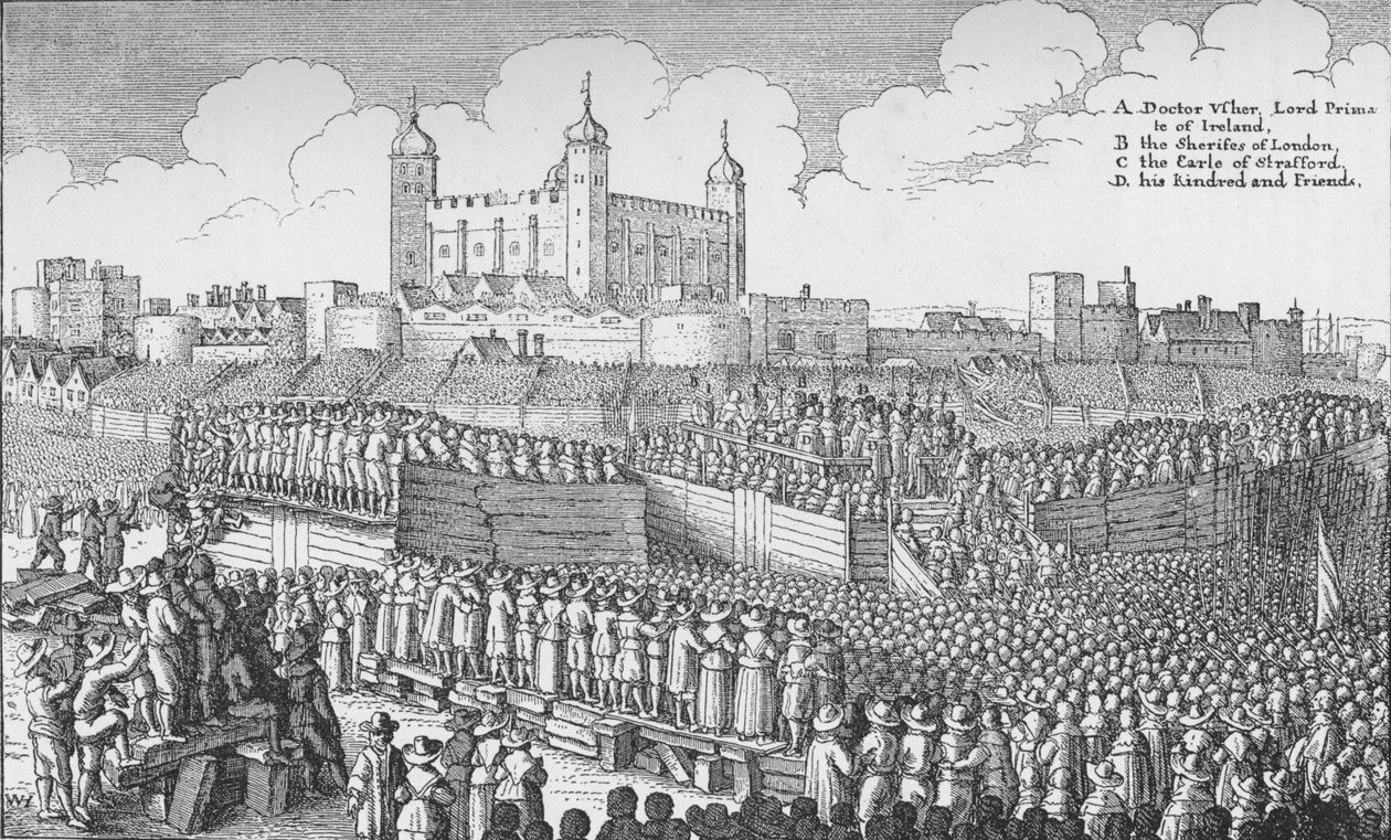Die Hinrichtung des Earl of Strafford auf Tower Hill, London, 12. Mai 1641, 1903 von Unbekannt