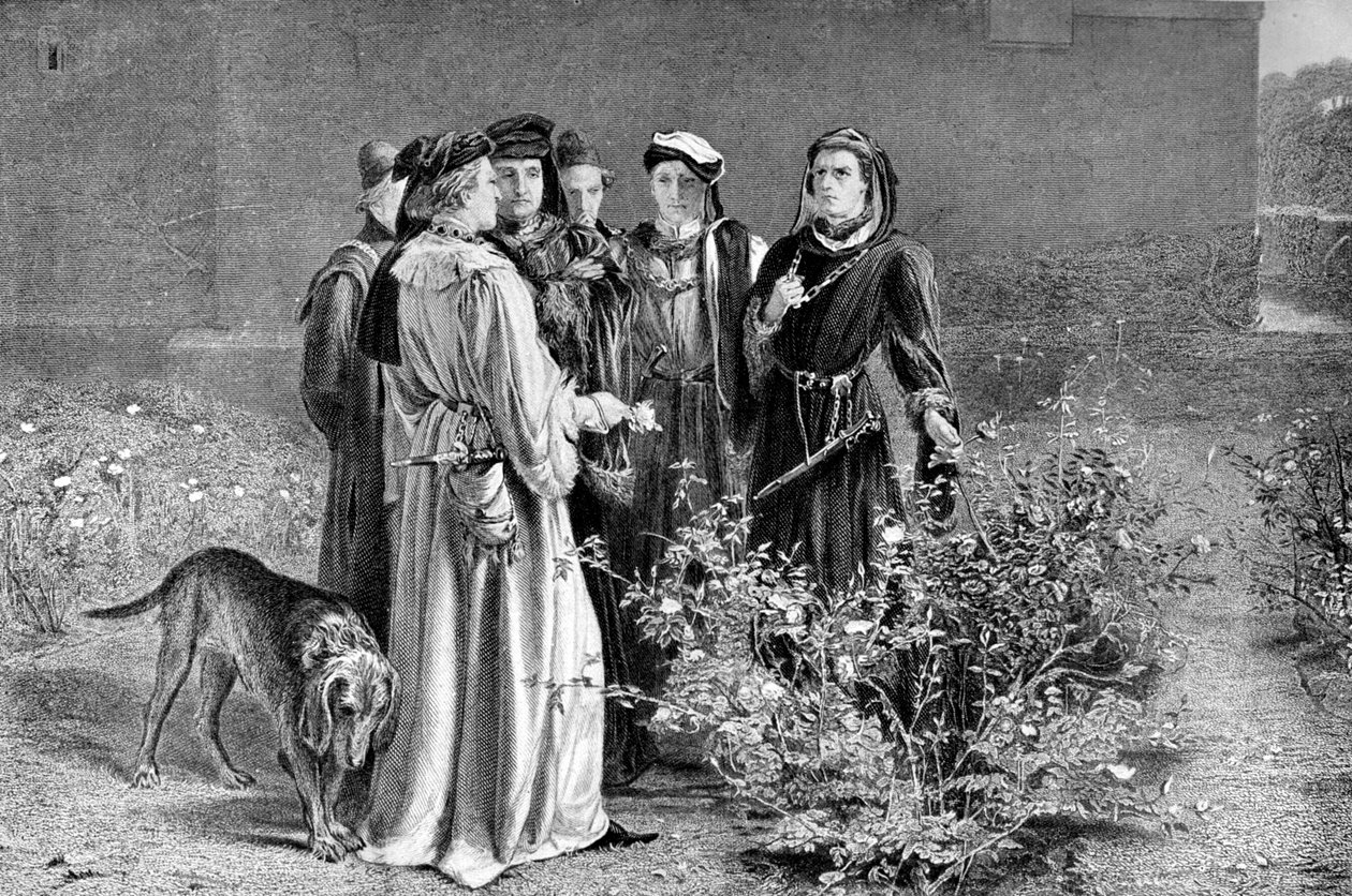 Die Häuser von York und Lancaster, 15. Jahrhundert, ca. 1920 von Unbekannt