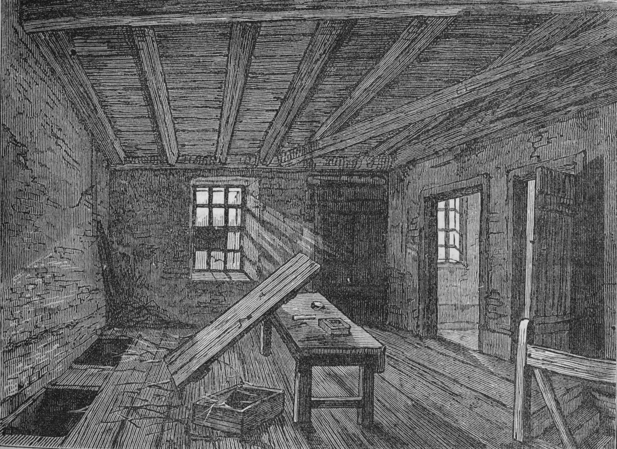 Das Loft der Cato Street Verschwörer, London, 1820, 1878 von Unbekannt