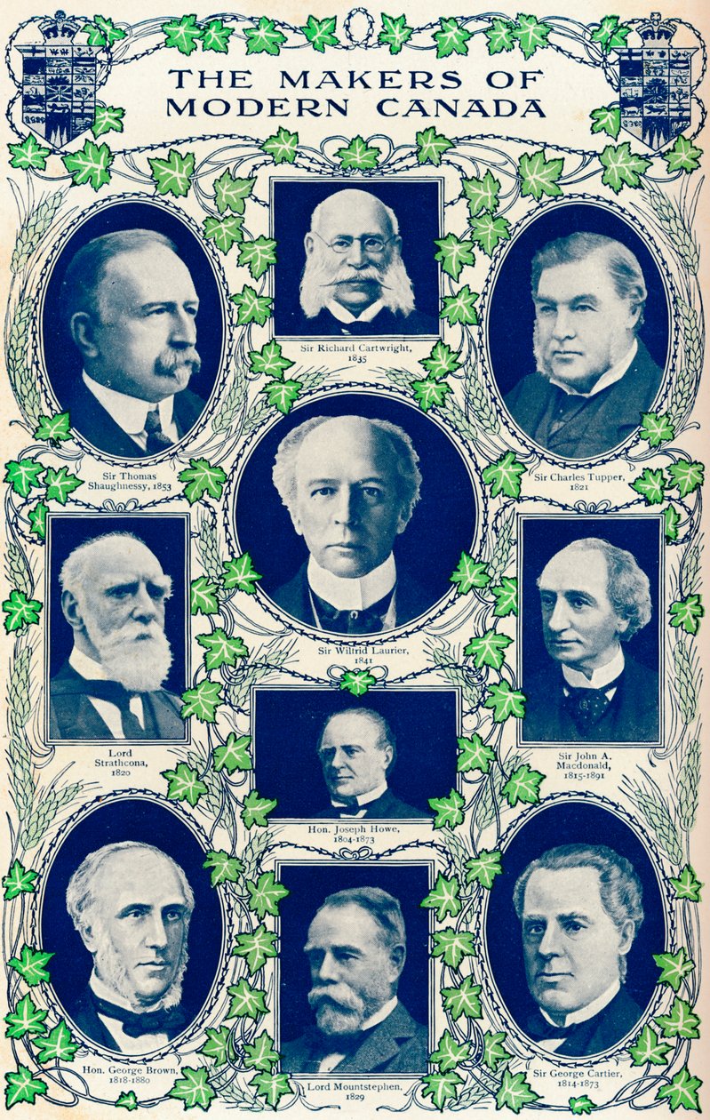 Die Macher des modernen Kanada, 1909 von Unbekannt