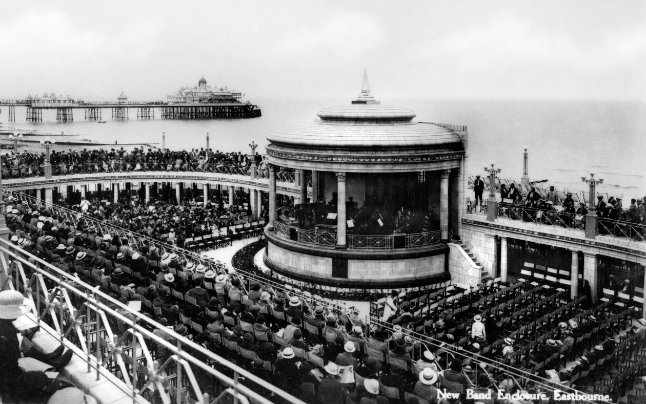 Das neue Bandgehäuse, Eastbourne, East Sussex, frühes 20. Jahrhundert von Unbekannt