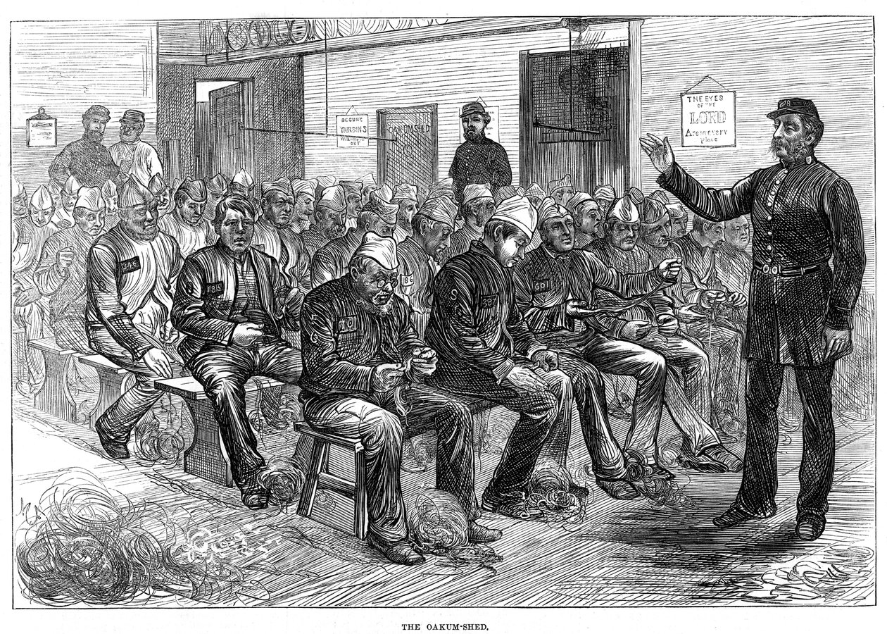 Die Eichenumhüllung, Gefängnis von Clerkenwell, London, 1874 von Unbekannt