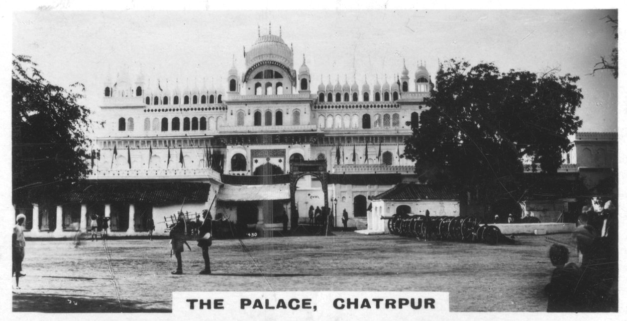 Der Palast von Chattarpur, Indien, ca. 1925 von Unbekannt