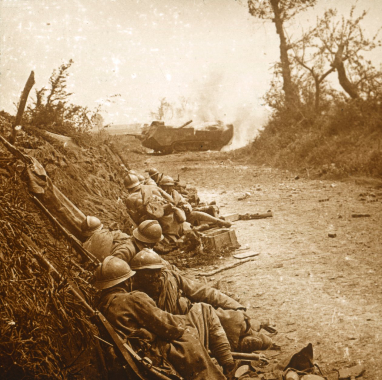 Die Einnahme von Courcelles, Nordfrankreich, Juni 1918 von Unbekannt