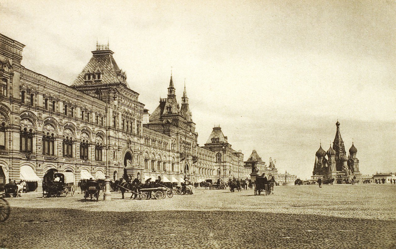 Die oberen Handelsreihen auf dem Roten Platz, Moskau, Russland, 1910er Jahre von Unbekannt