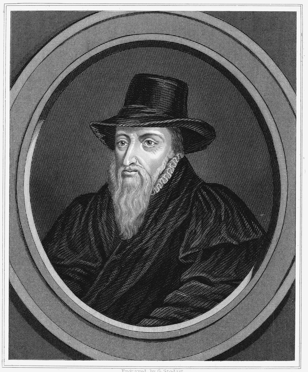Theodore Beza, französischer Religionsreformer, ca. 1600, ca. 1851 von Unbekannt