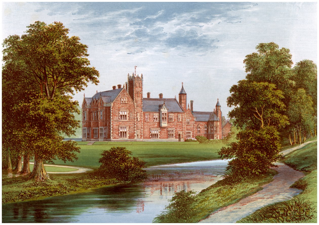 Thicket Priory, York, Heimat der Familie Dunnington-Jefferson, ca. 1880 von Unbekannt