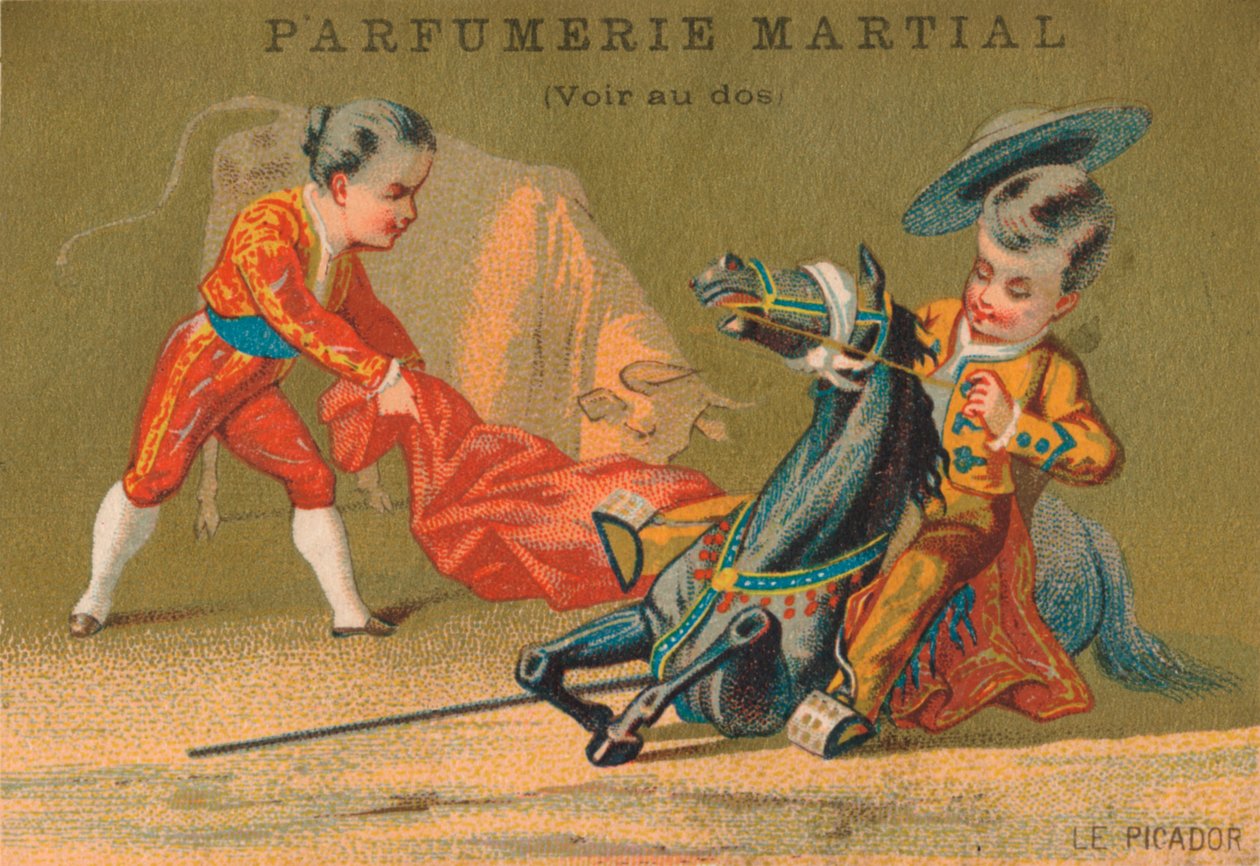 Kinder als Picador und Matador, um 1910er von Unbekannt