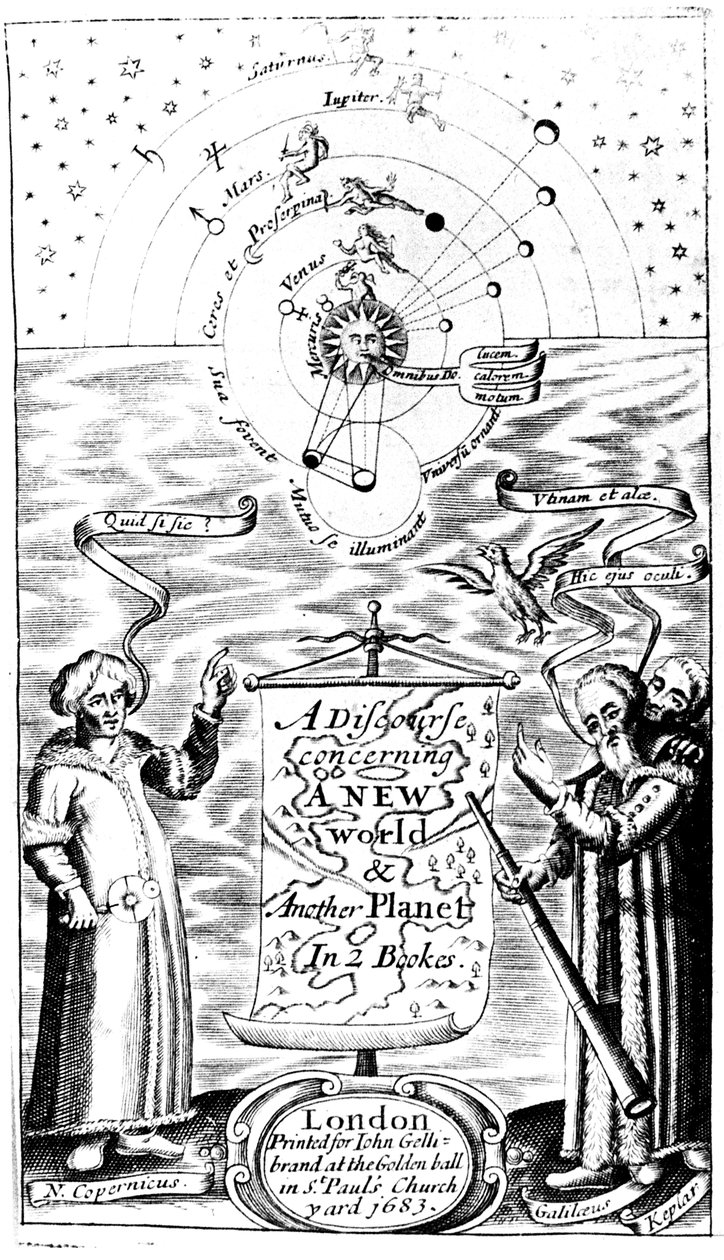 Titelseite von A Discourse Concerning a New World & Another Planet von John Wilkins, 1683 von Unbekannt