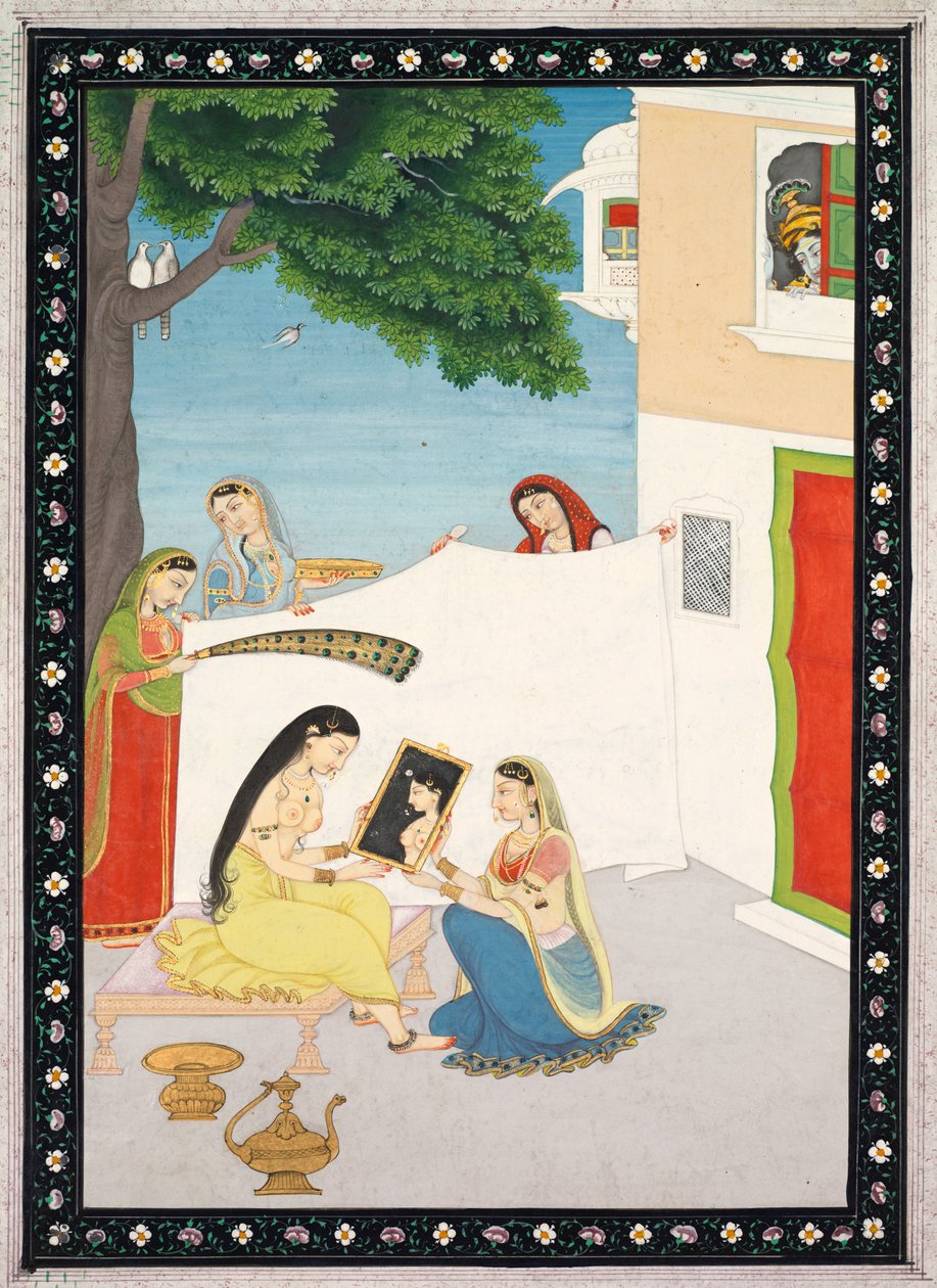 Toilette von Radha, um 1810-1820 von Unbekannt