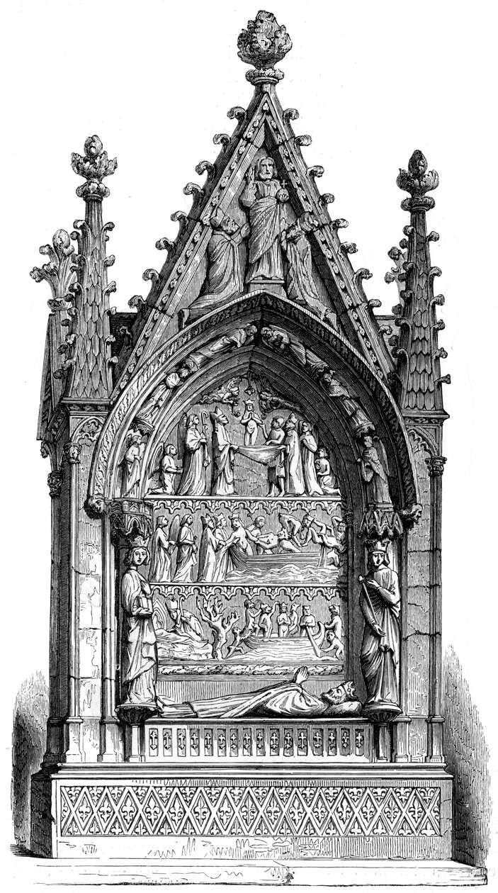 Grab von Dagobert I, Merowingerkönig, Basilika Saint-Denis von Unbekannt