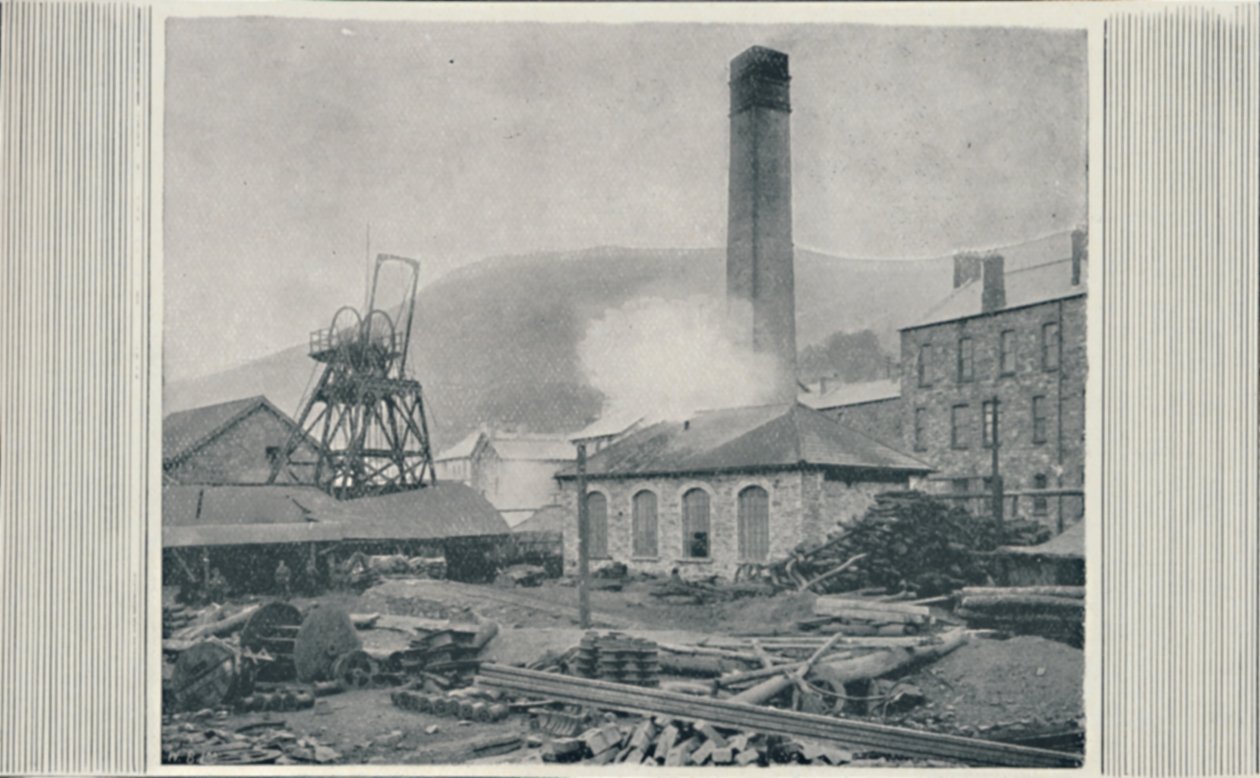 Oberseite eines Kohlebergwerks, 1910 von Unbekannt