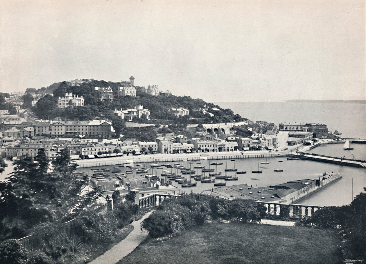 Torquay - Gesamtansicht von Waldron Hill von Unbekannt