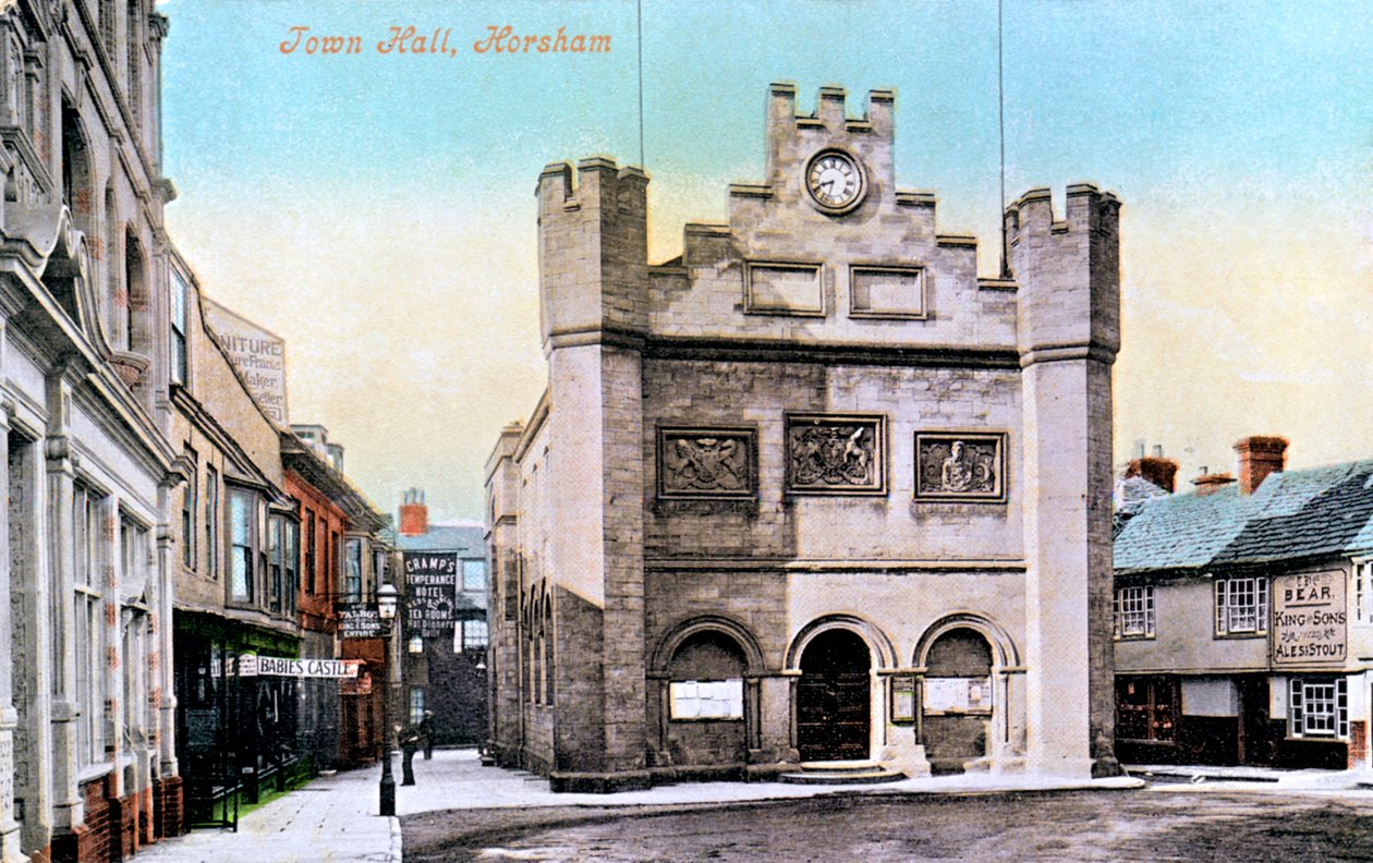Rathaus, Horsham, 1906 von Unbekannt