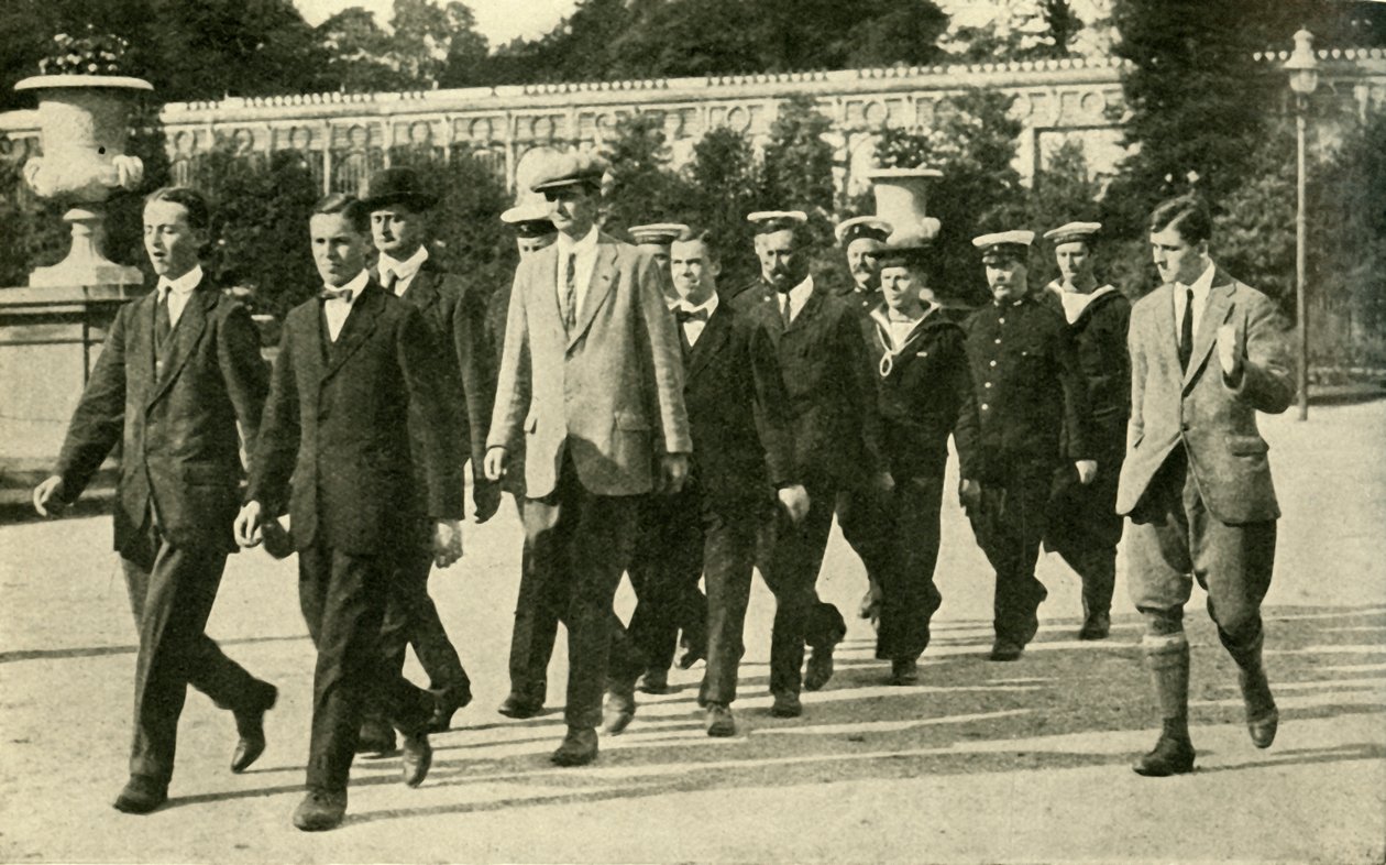Ausbildung von Rekruten in der Royal Naval Volunteer Reserve, Erster Weltkrieg, 1914 von Unbekannt