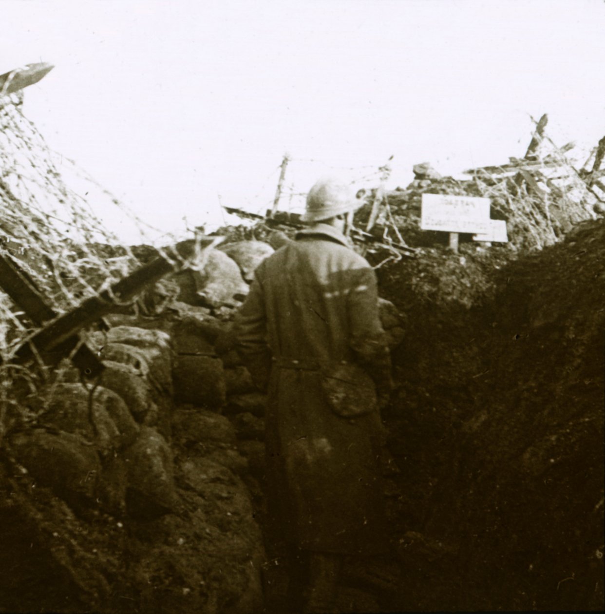 Schützengräben, Cornille, Frankreich, um 1914-1918 von Unbekannt