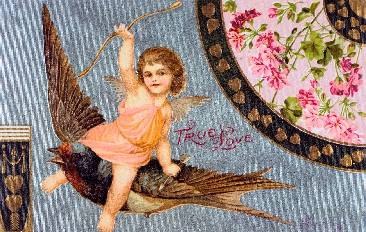 Wahre Liebe, amerikanische Valentinskarte, 1908 von Unbekannt