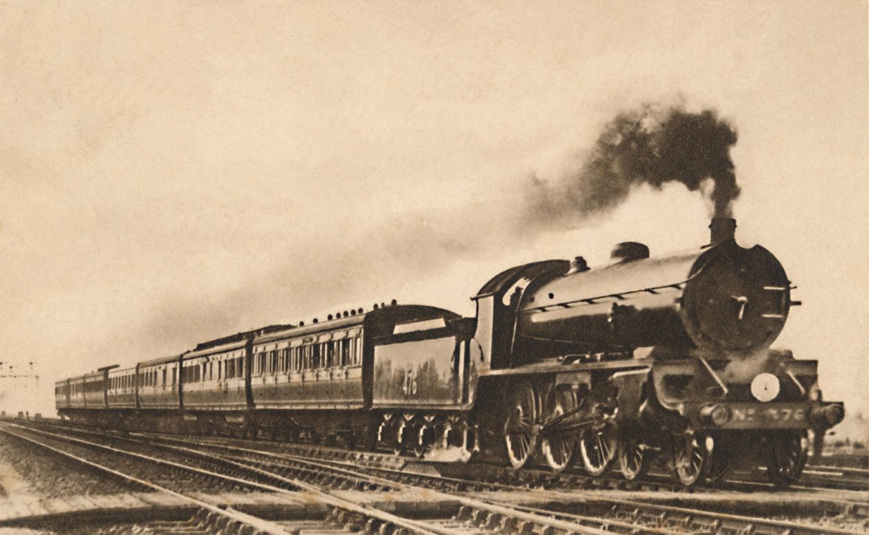 Up West of England Dining Car Express Exeter-London 199 Minuten, frühes 20. Jahrhundert von Unbekannt
