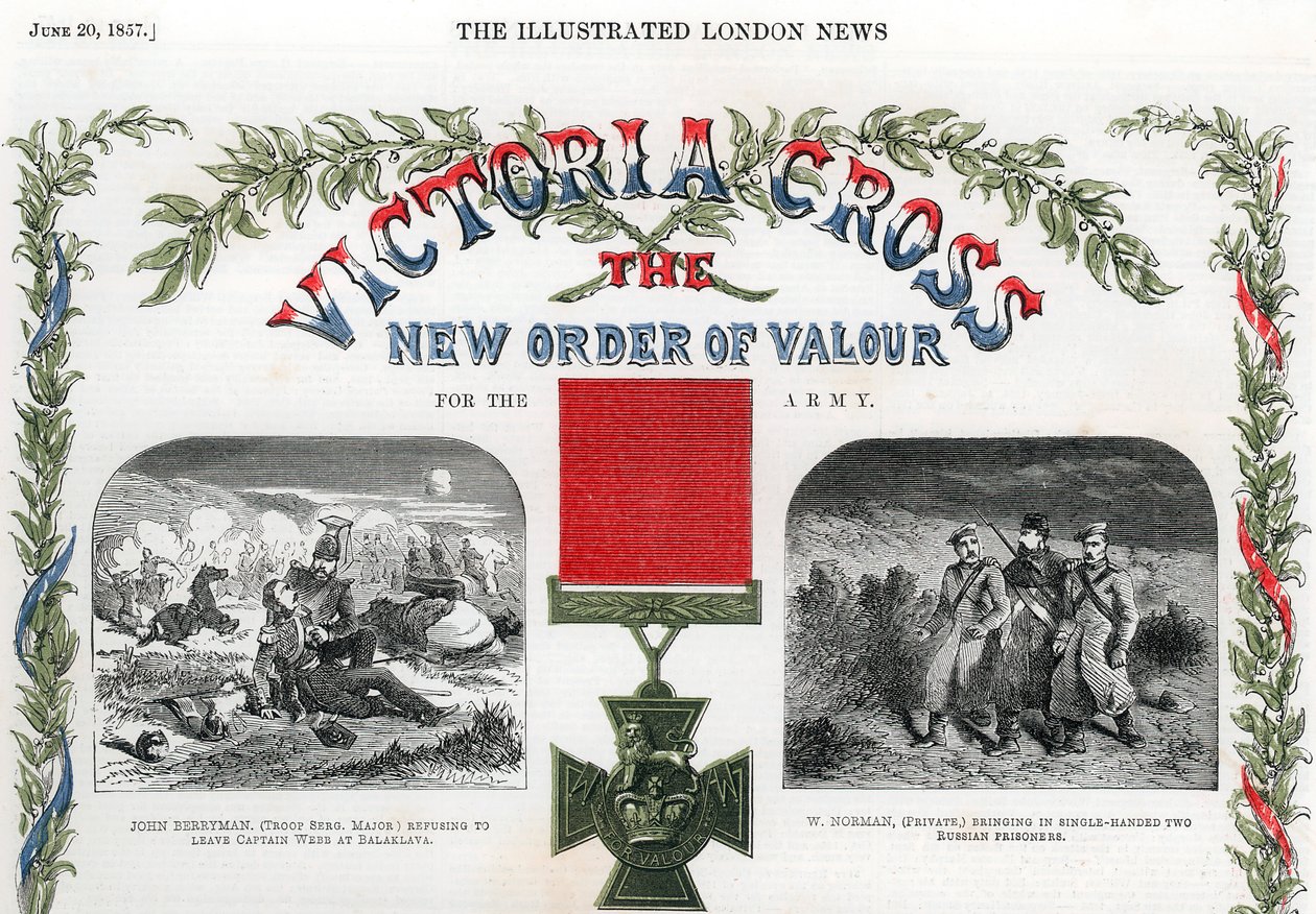Victoria-Kreuz, britische Auszeichnung für Tapferkeit, 1857 von Unbekannt