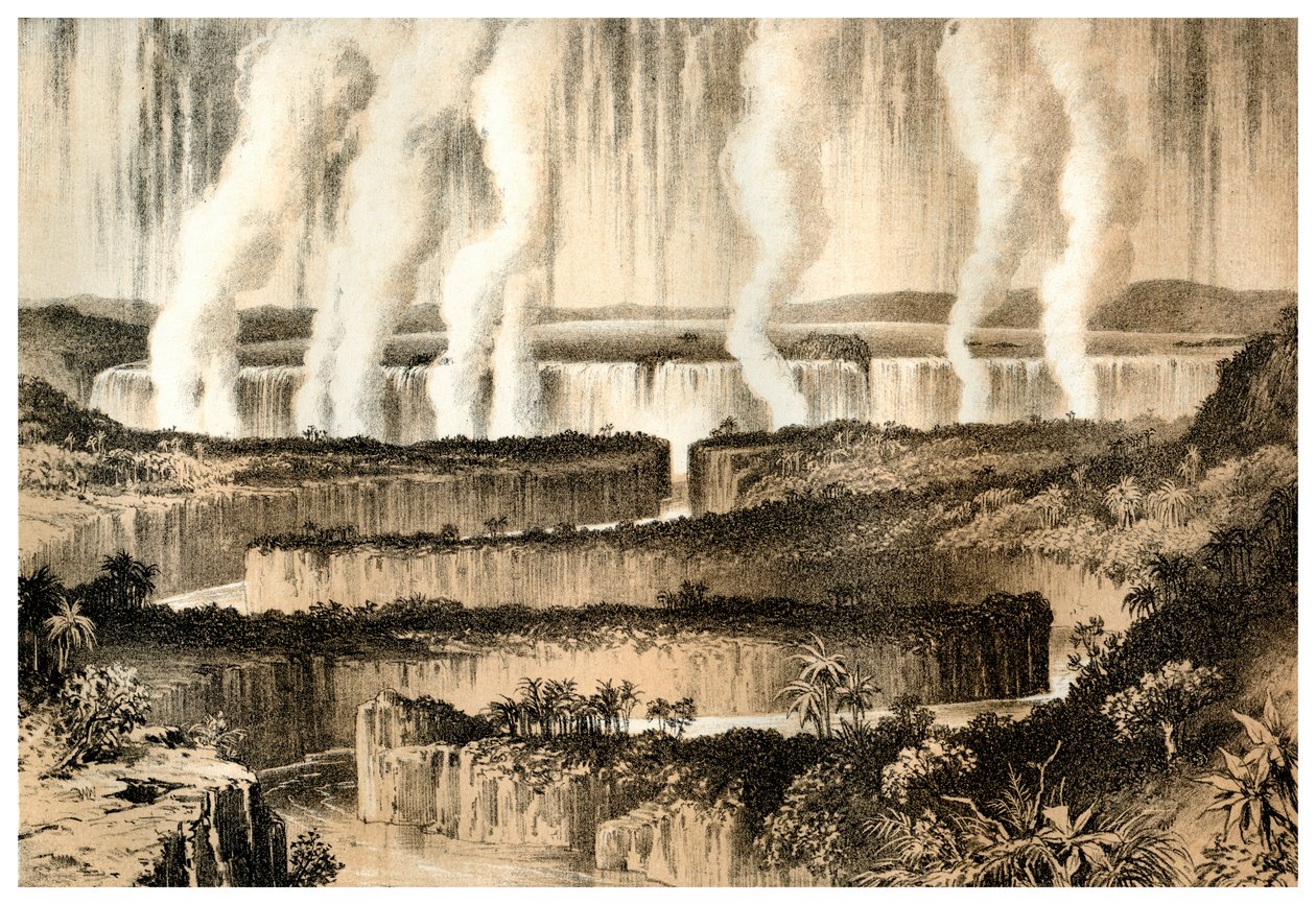 Victoriafälle des Sambesi, 1883 von Unbekannt