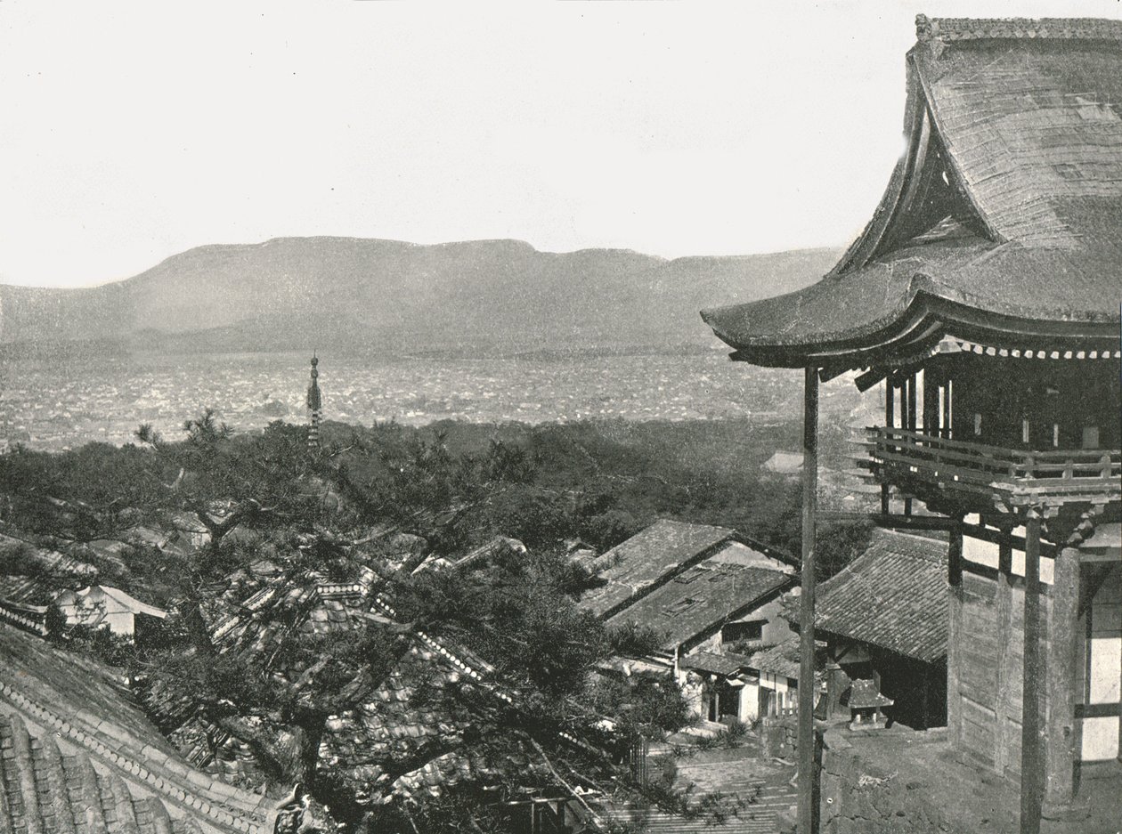 Blick von den Hügeln, Kyoto, Japan, 1895 von Unbekannt