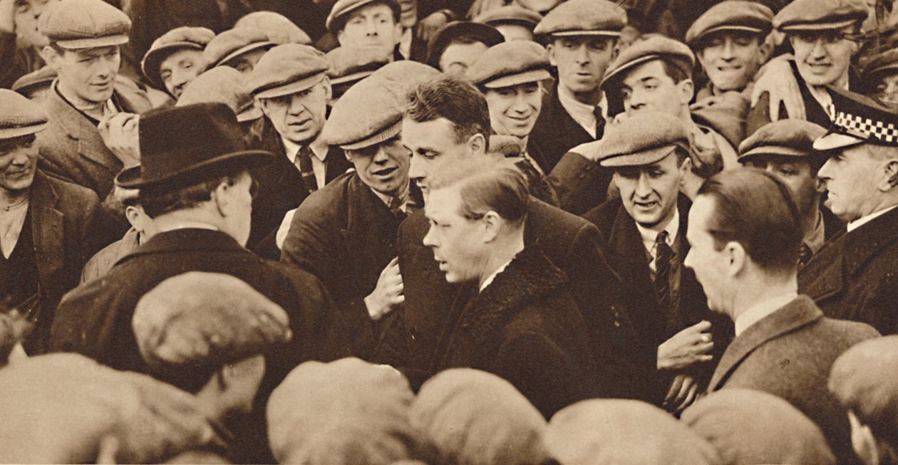 Besuch des Ozeandampfers Queen Mary, 1937 von Unbekannt